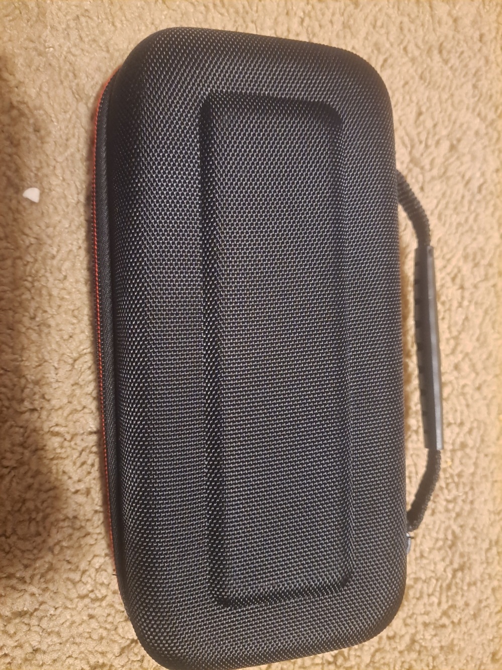 Hardshell Nintendo Switch lite Case - Black with Red Trim